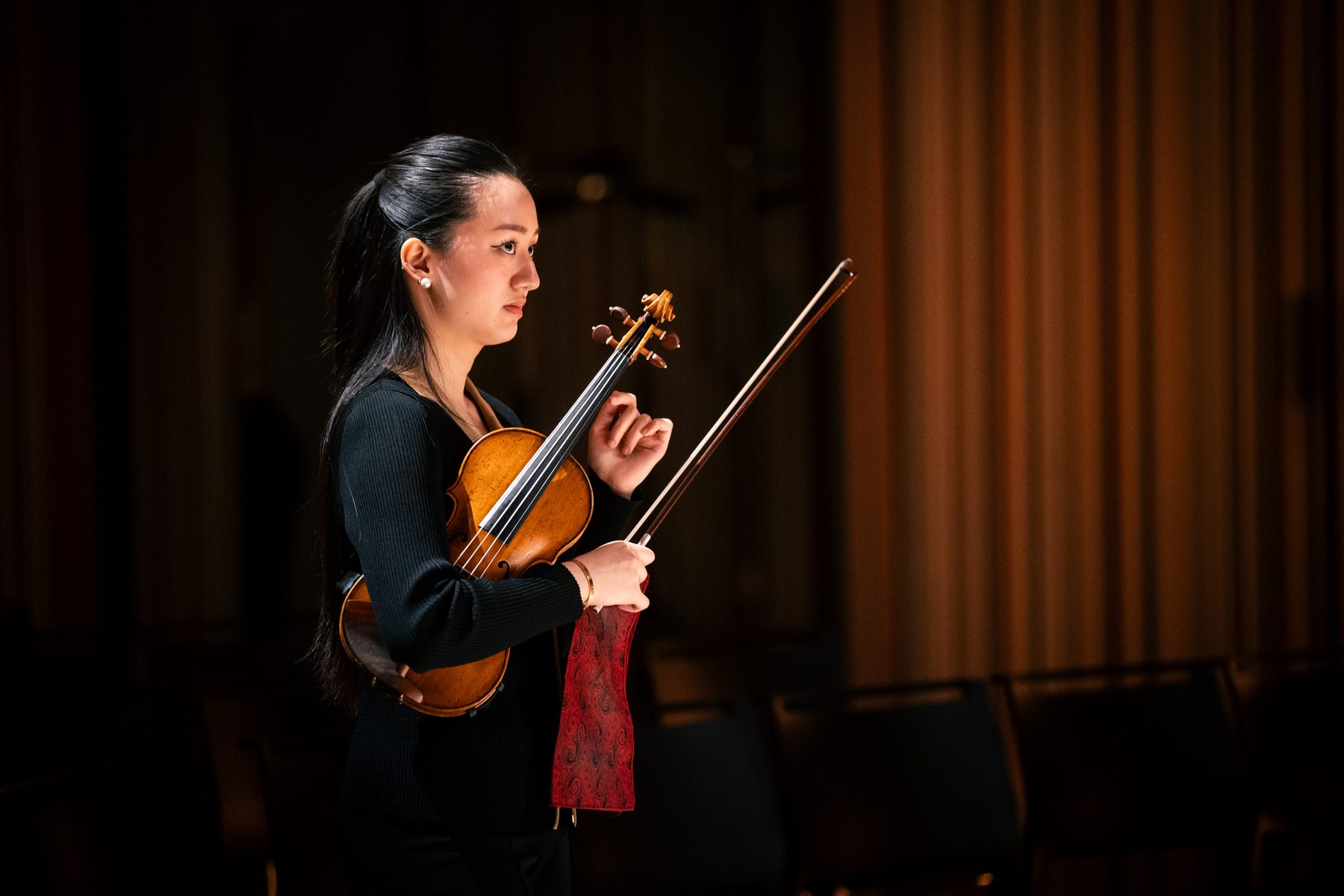 Portret van een jonge musicus van de Experience Klassiek Academy