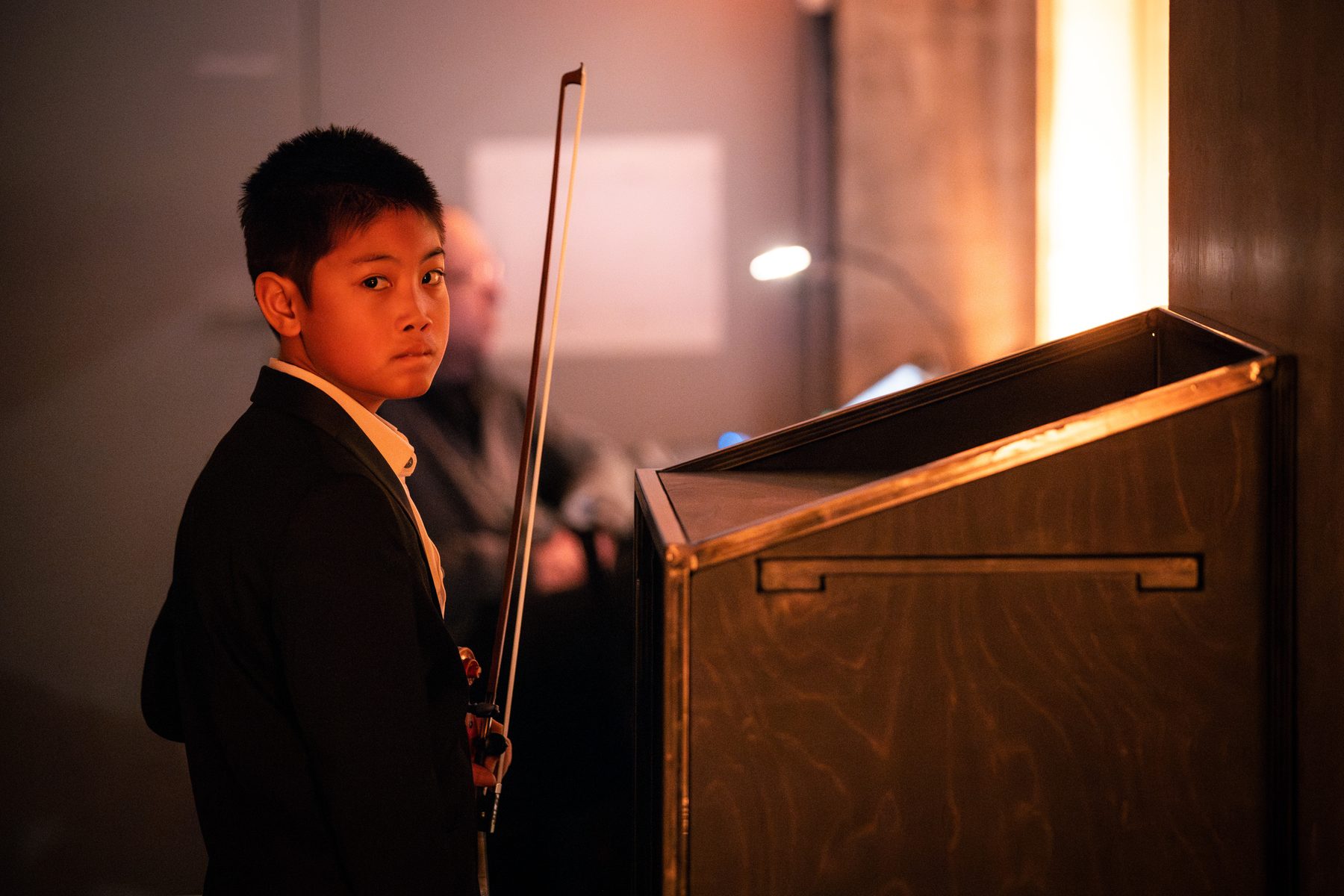 Portret van een jonge musicus van de Experience Klassiek Academy