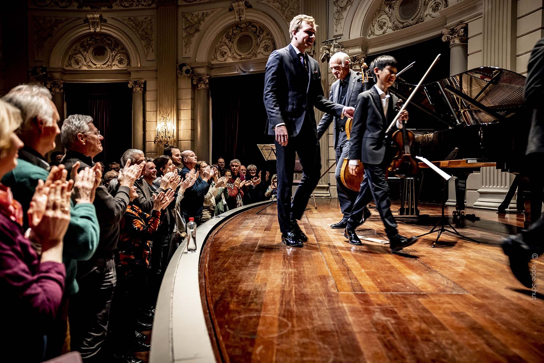 Overzicht van de zaal tijdens een optreden van de Experience Klassiek Academy