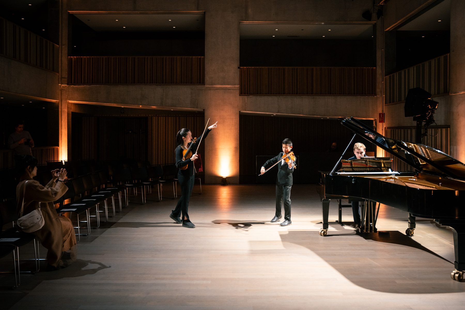 Overzicht van de zaal tijdens een optreden van de Experience Klassiek Academy